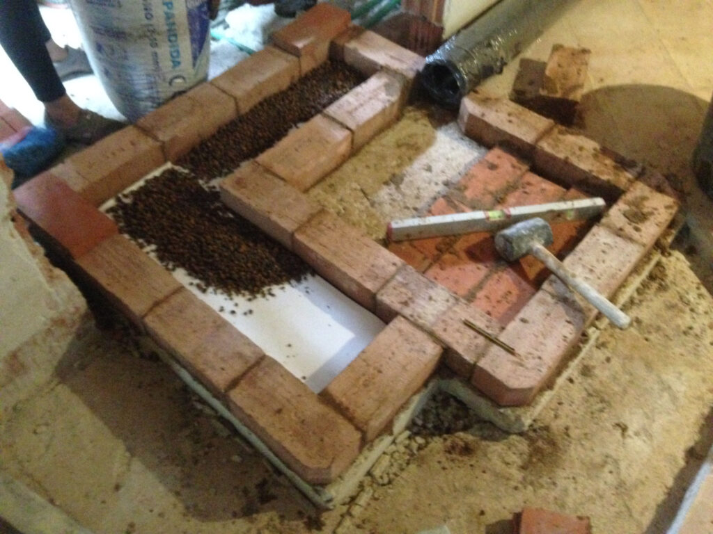 Estufa de inercia de alto rendimiento, en Cantabria.